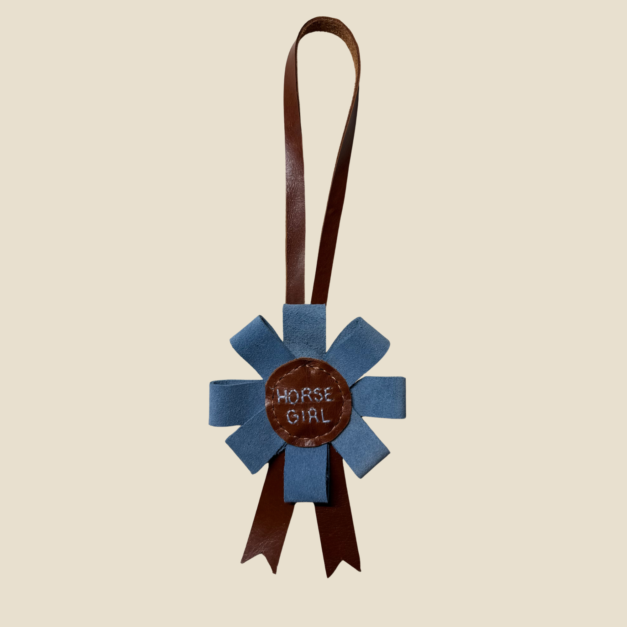 Horse Girl Rosette Charm - Ready to ship